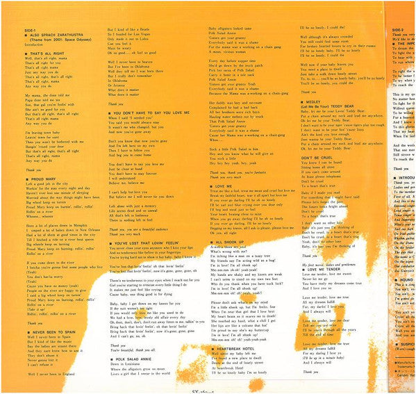 As Recorded At Madison Square Garden