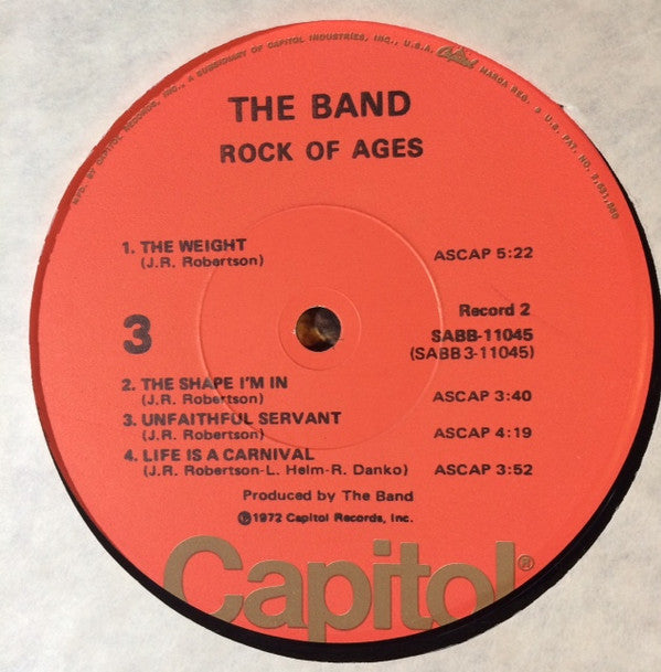 Rock Of Ages (The Band In Concert)