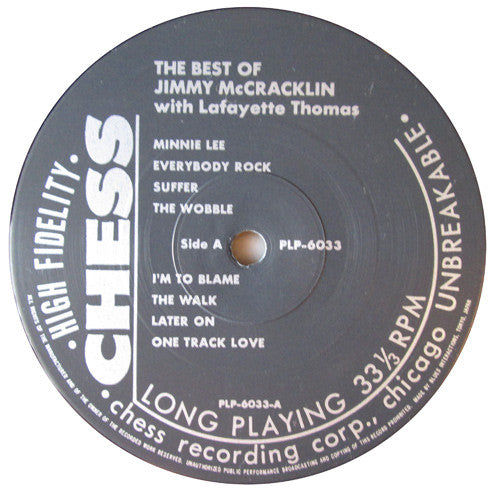 The Best Of Jimmy McCracklin With Lafayette Thomas