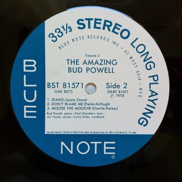 The Amazing Bud Powell, Vol. 3 - Bud!