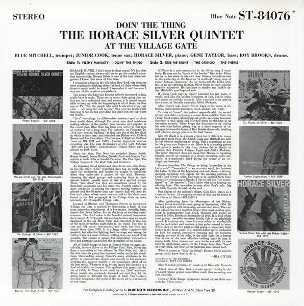 Doin' The Thing - At The Village Gate