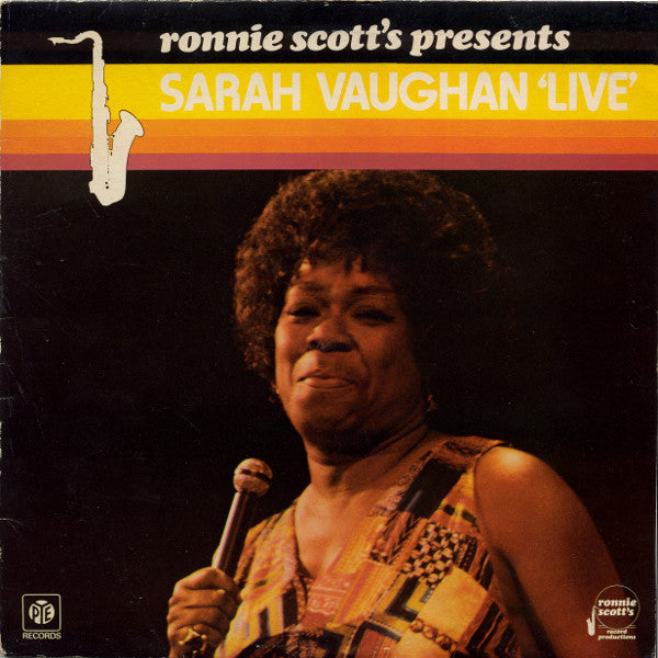 Ronnie Scott's Presents Sarah Vaughan Live