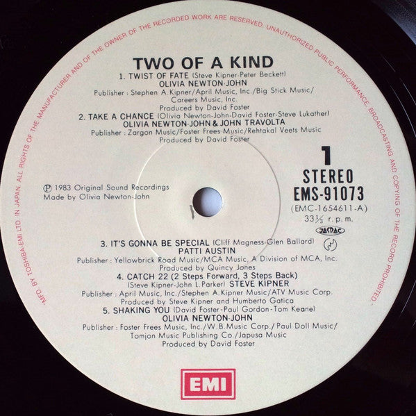 Two Of A Kind - Music From The Original Motion Picture Soundtrack