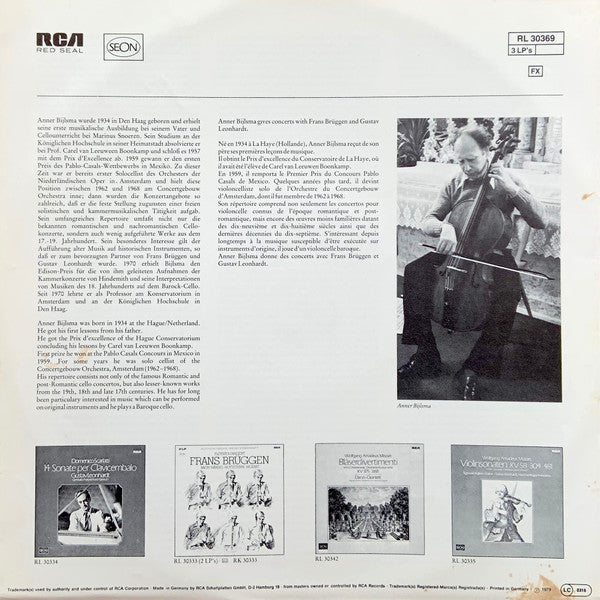 6 Suites A Violoncello Solo Senza Basso