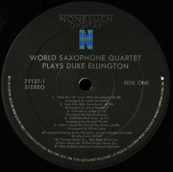Plays Duke Ellington