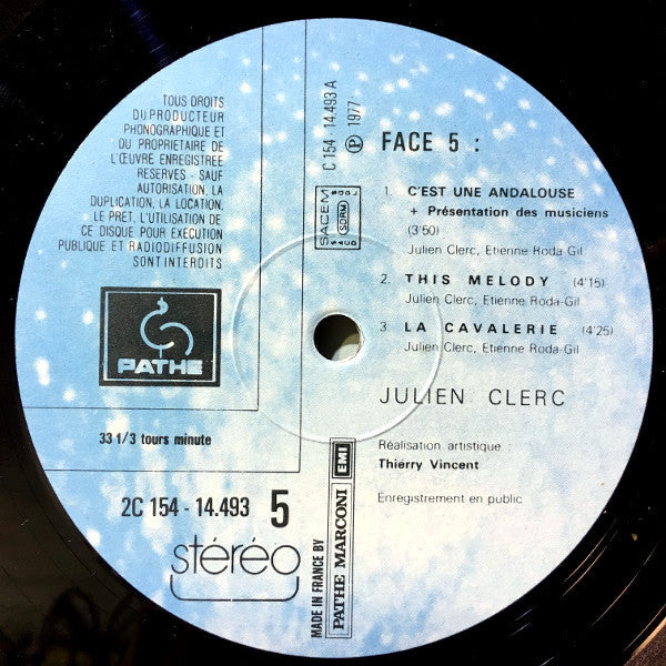 Julien Clerc (Enregistrement Public 1977)