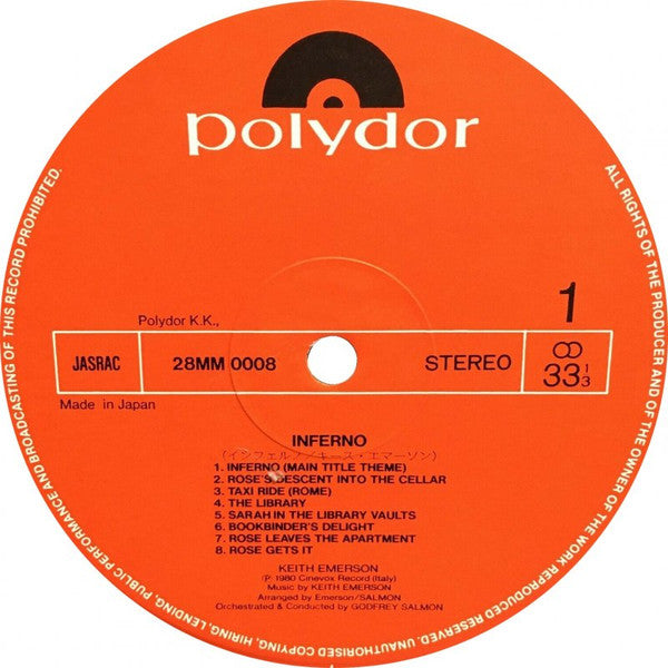 Inferno (Original Soundtrack)