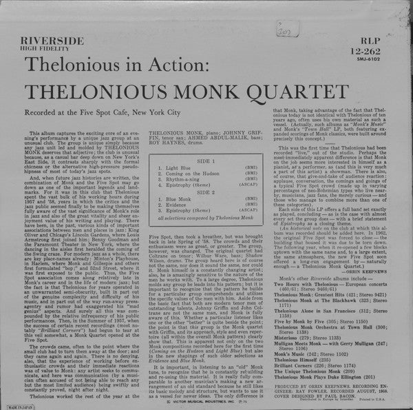 Thelonious In Action