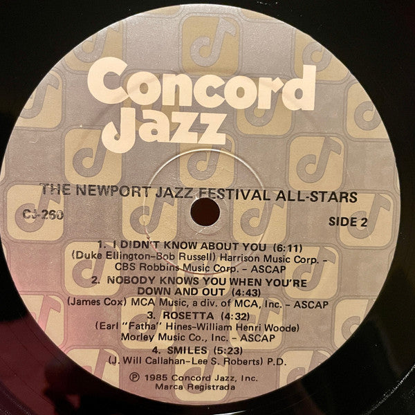 The Newport Jazz Festival All-Stars
