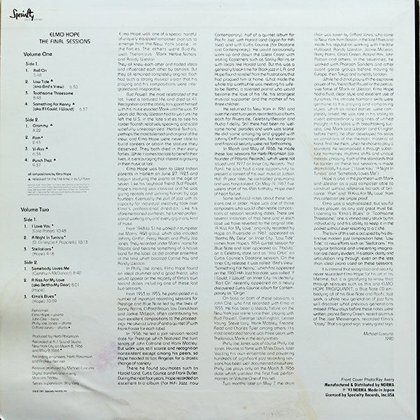 The Final Sessions Vol.1