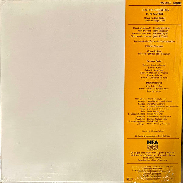 H.H. Ulysse - Opéra En Deux Parties