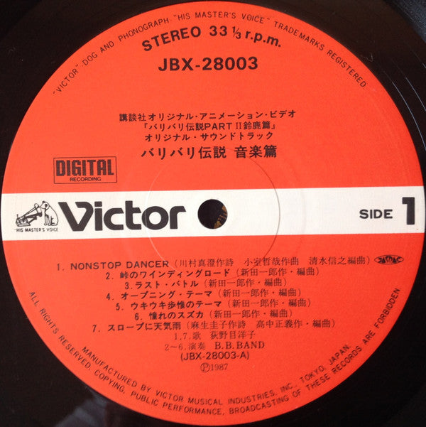 Legend Of BariBari Part II Suzuka Soundtrack = バリバリ伝説 Part II 鈴鹿篇