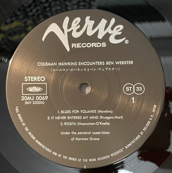 Coleman Hawkins Encounters Ben Webster