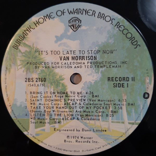 It's Too Late To Stop Now