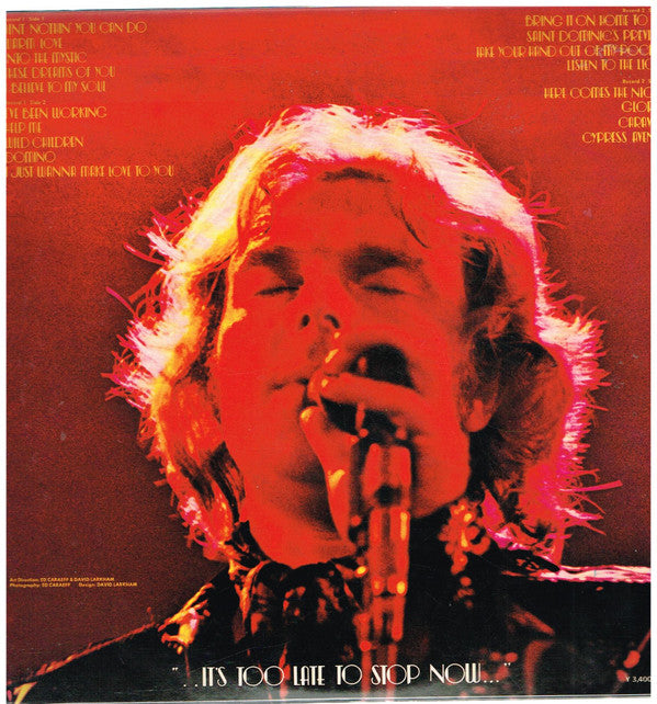 It's Too Late To Stop Now