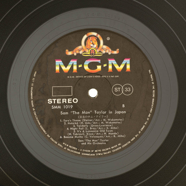 Sam "The Man" Taylor In Japan = 日本のサム・テイラー