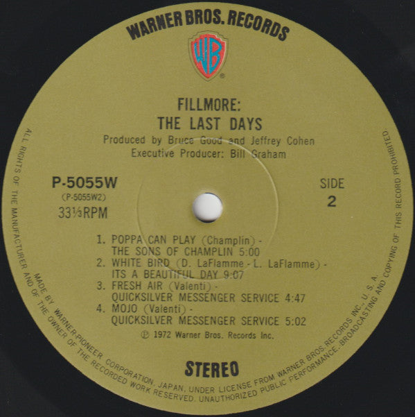 Fillmore - The Last Days