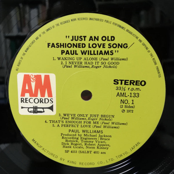 Just An Old Fashioned Love Song