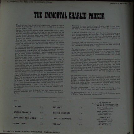 The Immortal Charlie Parker