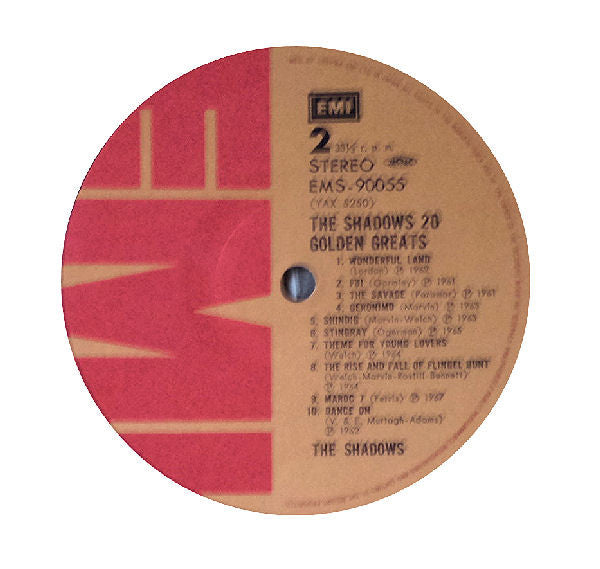 The Shadows 20 Golden Greats