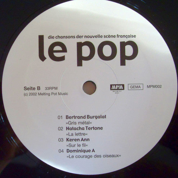 Le Pop (Die Chansons Der Nouvelle Scène Française)