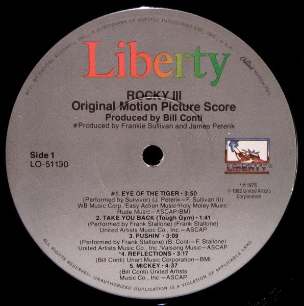 Rocky III - Original Motion Picture Score