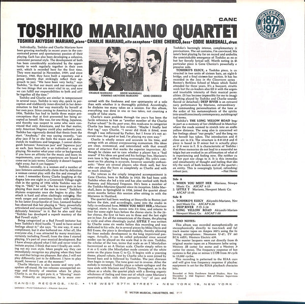 Toshiko Mariano Quartet