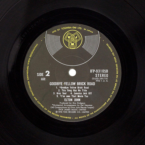 Goodbye Yellow Brick Road