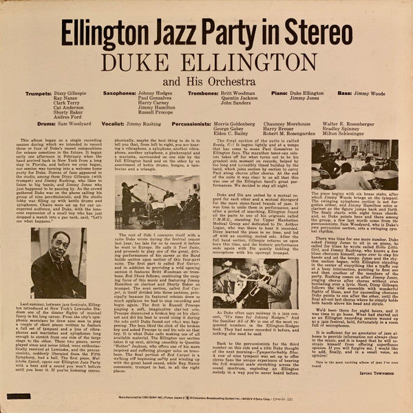  Ellington Jazz Party
