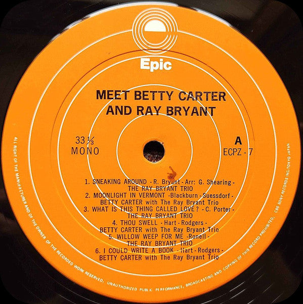 Meet Betty Carter And Ray Bryant