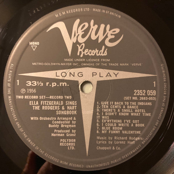 Sings The Rodgers & Hart Songbook