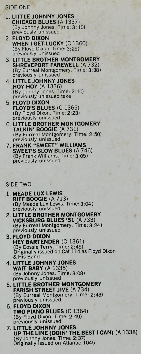 Blues Piano - Chicago, Plus