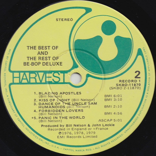 The Best Of And The Rest Of Be Bop Deluxe