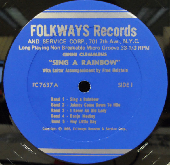 Sing A Rainbow And Other Children's Songs