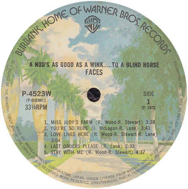 A Nod's As Good As A Wink...To A Blind Horse