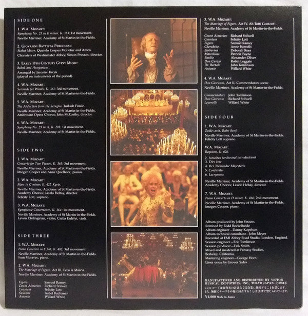 Amadeus The Original Soundtrack Recording