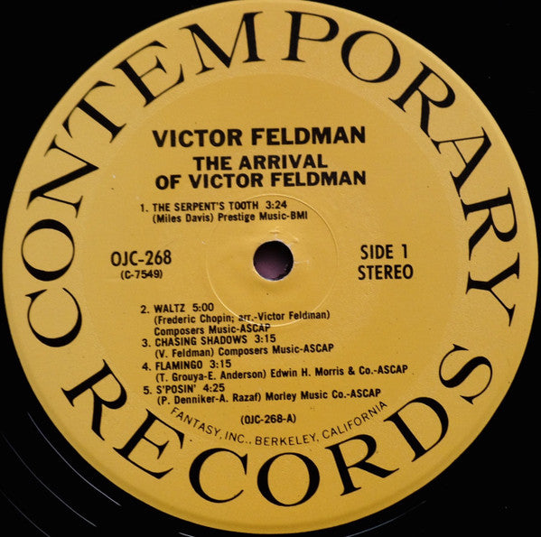 The Arrival Of Victor Feldman