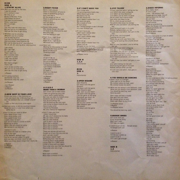 Saturday Night Fever (The Original Movie Sound Track)