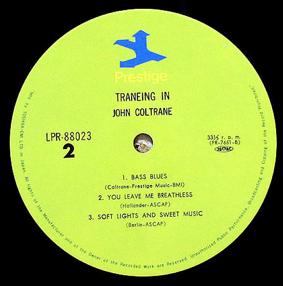 John Coltrane With The Red Garland Trio