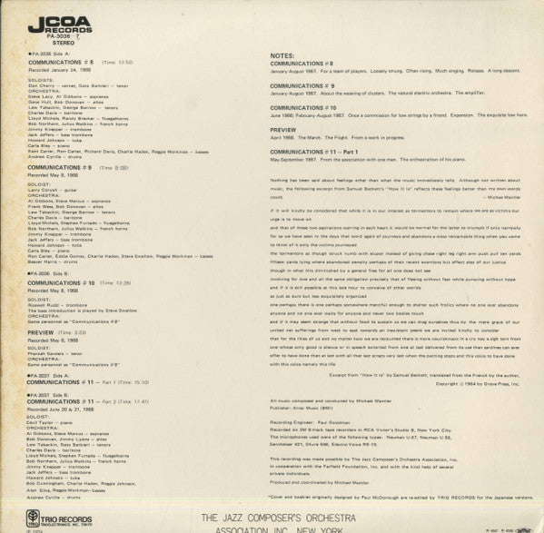 The Jazz Composer's Orchestra