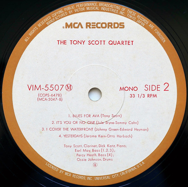 Tony Scott Quartet