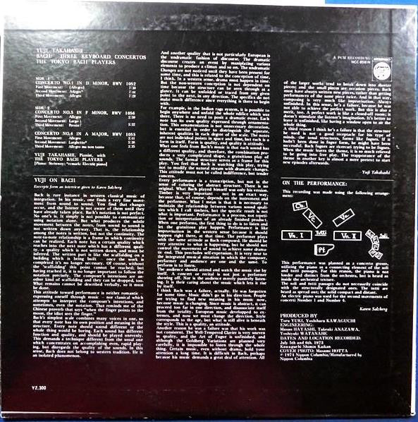 Three Keyboard Concertos