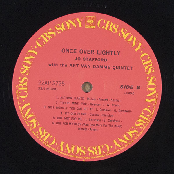 Once Over Lightly = ワンス・オーヴァー・ライトリー