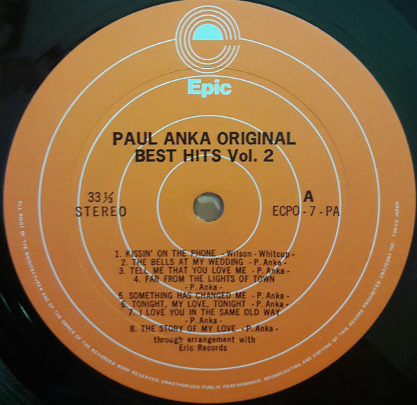 Original Hit Song Vol.2 = オリジナル・ヒット・全曲集 Vol.2