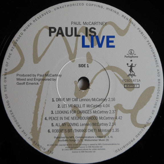 Paul Is Live