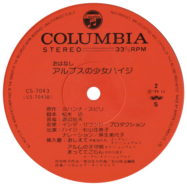 アルプスの少女ハイジ(テレビオリジナル盤)
