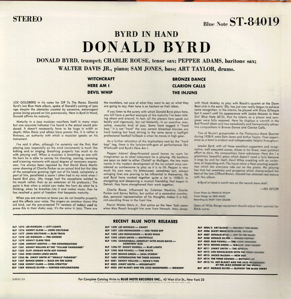 Byrd In Hand