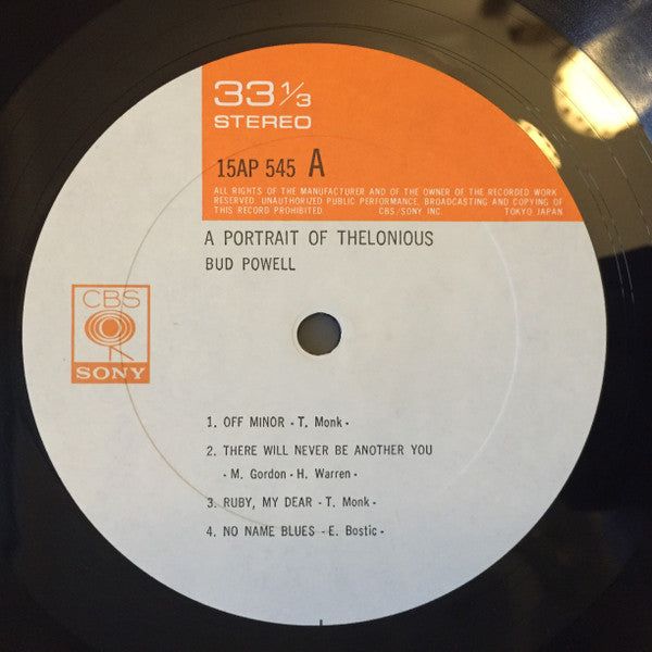 A Portrait Of Thelonious