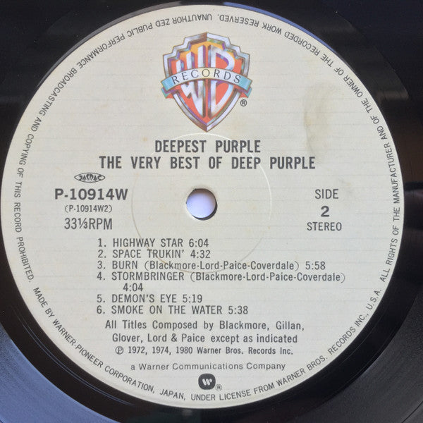 Deepest Purple : The Very Best Of Deep Purple