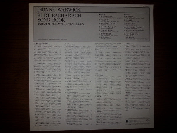 Burt Bacharach Song Book